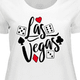 thumbnail image 4 of Inktastic Las Vegas Dice and Card Suites Women's Plus Size T-Shirt, 4 of 5