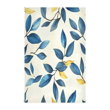 

Kitchen Towel 28x18 Inches x6，Plate Towel Decorative Towel Napkin Tea Towel Tea Towels For Kitchen Dish Cloths & Dish Towels Beautiful Blue Leaves