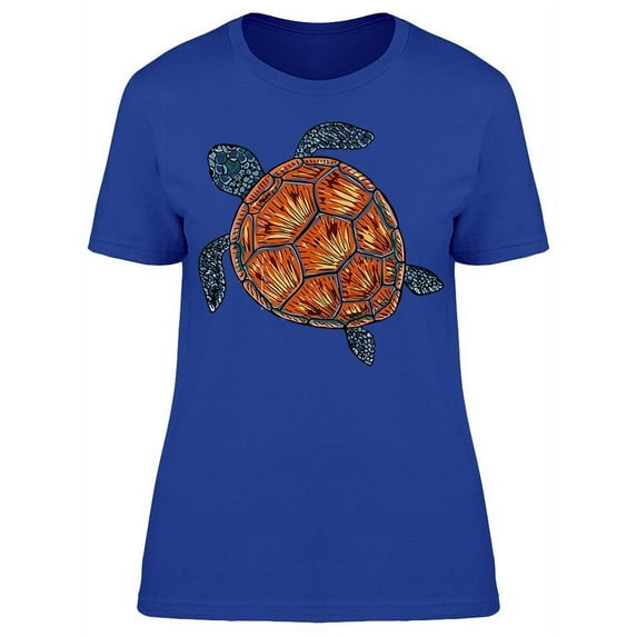 Sea Turtle Graphic T-Shirt Women -Image by Shutterstock, Female Small