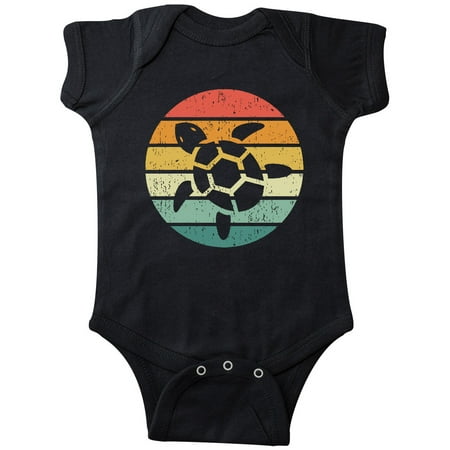 

Inktastic Vintage Sunset Turtle Gift Baby Boy or Baby Girl Bodysuit
