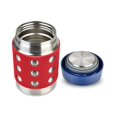 thumbnail image 2 of Contenedor térmico para alimentos LunchBots de 350 mL, azul marino con puntos rojos, 2 of 6