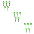 thumbnail image 4 of Maytalsory 5 Pcs Globe d'Oiseau Auto-Arrosant Gain de Temps Forme d'Oiseau L Vert Rond 3Ensemble, 4 of 6