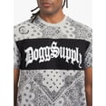 thumbnail image 4 of Dogg Supply by Snoop Dogg All-Gender Men's and Women's Bandana Print Short Sleeve Tee, Sizes XS-3XL, 4 of 8
