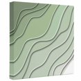 thumbnail image 2 of Ships Next Day Canvas Wall Art 8"x8",Sage Green Ombre Wood Framed Canvas Print Painting,Modern Geometric Abstract Art Aesthetics Ready to Hang Small Picture Wall Decor for Bathroom Nursery Kitchen, 2 of 9