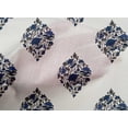 thumbnail image 4 of oneOone Cotton Poplin Fabric Leaves & Floral Block Printed Fabric 1 Yard 56 Inch Wide, 4 of 4