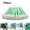 Mint Green, variant on Cleaning Brush,100Pcs Cleaning Wear Water Absorption Multi Purpose Tip Cleaning Sponge Stick Home Supply