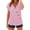 Pink(Womens Tops), variant on GUACER Gingham Button-Down Blouse for Women V Neck Asymmetrical Wrap Short Sleeve Tops Casual Loose Plaid Shirts