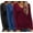 Black, Blue, Dark Red, variant on Long Sleeve Shirt for Woman V-Neck T Shirt Solid Casual Basic Tops Fall Tees Summer Clothing