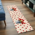 thumbnail image 3 of Red Tulip Flowers 2'x6' Runner Rugs for Hallway Kitchen Bedside Non Slip, Spring Floral Vintage Drum Country Yellow Entryway Rug Runners with Rubber Backing, Long Carpet Runner for Laundry Room, 3 of 8