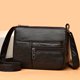 thumbnail image 2 of Bolsa bandolera retro bandolera de cuero suave para mujer con múltiples bolsillos (Negro B) Likrtyny Para Estrenar, 2 of 8