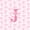 Pink J, variant on Meiyoeat Girly Bow Letter H Twin Sheet Sets 3pcs for Girls Adults, Cute Stripe Bedding for Decor, Light Pink White