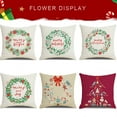thumbnail image 4 of Monstrate Funda de almohada navideña con estampado navideño, funda de cojín para sofá, funda con estampado navideño, decoración para el Kits de decoración para fiestas No.07, 4 of 6