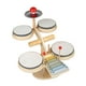 thumbnail image 4 of Juego de batería de xilófono, juguetes musicales para bebés, juguete para niños pequeños, tambor, xilófono, pandereta, juguete, regalos del Día de 4 pads de batería, 4 of 9