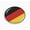 Flexible, variant on Germany Flag 3D Domed Round Automotive Emblem