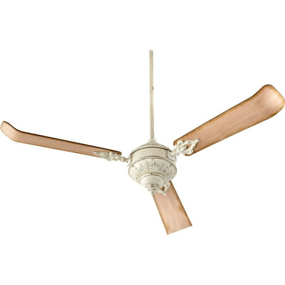 27603-70-Quorum Lighting-Brewster - Ceiling Fan in Traditional style - 60 inches wide by 17.87 inches high-Persian White Finish-Weathered Pine Blade