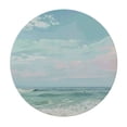 thumbnail image 4 of WYYP Surfboard Beach Blue Sky Round Tablecloth Waterproof Polyester Fiber Outdoor Picnic Camping and Indoor Kitchen Dining Party White, 4 of 8