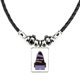 thumbnail image 1 of universo y alien black monster collar a mano colgante de cuerda de cuero Unbranded M, 1 of 3
