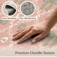 thumbnail image 6 of ODIKA 6'x9' Washable Area Rug Non-Slip, Chair-Friendly, Bows Interlocking Lattice Border Dainty Polka Boho Ribbon Playful for Dining Room, Under Table, Office Décor, 6 of 7