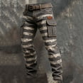 thumbnail image 2 of Pantalon Cargo Extérieur pour Hommes avec Multiples Poches Idéal pour un Usage Quotidien et la Randonnée Pantalon Utilitaire Polyvalent pour Style de Rue Décontracté, 2 of 3