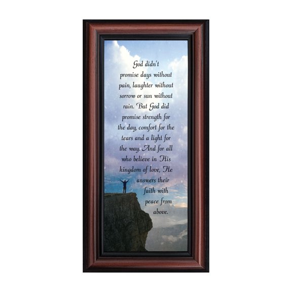 God Didn't Promise Days without Pain, Encouragement gifts for Women, Gift for Cancer Patients, Chemo Patient Gifts, Cheer Up Gifts, Uplifting Gifts, God's Promises, 7348W