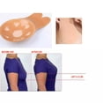 thumbnail image 4 of Sujetadores de realce autoadhesivos de silicona sin tirantes para mujer, sujetador Invisible reutilizable, cinta adhesiva para levantar el pecho, cubi, 4 of 4