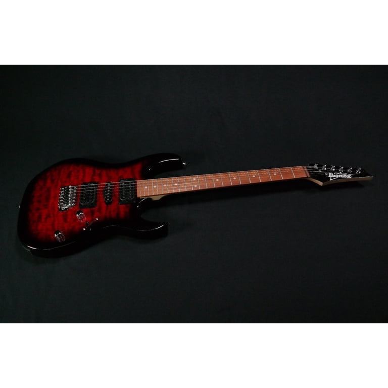 Ibanez gio GRX70QA エレキギター レッド/ブラック Amazon.com: Ibanez GIO Series GRX70QA - Transparent Red Burst
