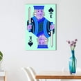 thumbnail image 2 of wall26 - Canvas Wall Art - Playing Poker Card Design - King of Spades - Giclee Print Gallery Wrap Modern Home Art Ready to Hang - 12x18 inches, 2 of 4
