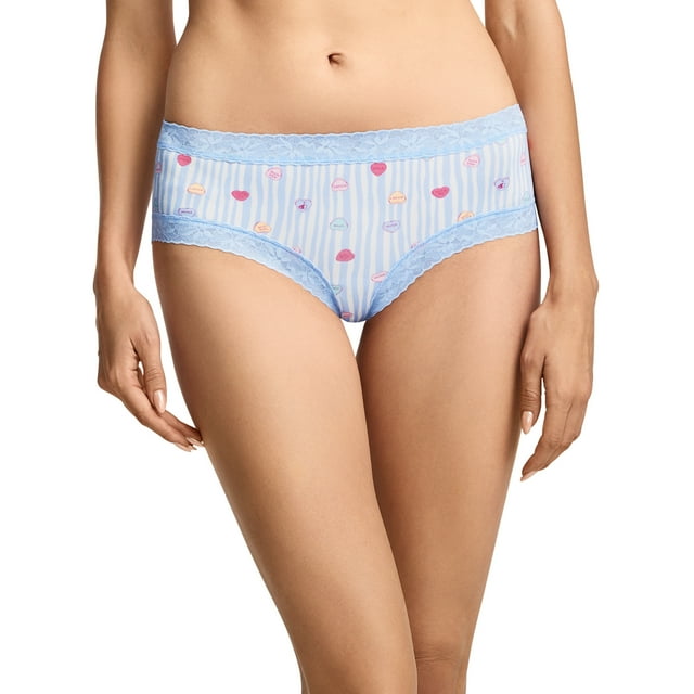 Jockey Women's Soft Stretch Lace Microfiber Hipster