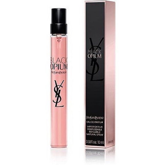 Yves Saint Laurent BLACK OPIUM 0.33oz / 10ML  Eau De ParfumTravel Spray Set Of 2