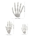 thumbnail image 2 of Minkissy 3 Pairs  Decoration Outdoor Small Skeleton Hand Plastic For Haunted House And Bar, 2 of 7