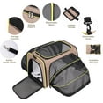 thumbnail image 5 of Airline Approved Expandable Soft Sided Pet Carrier for Cats & Dogs up to 15 Lbs with Removable Fleece Pad, 5 of 6