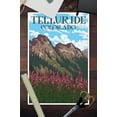 thumbnail image 3 of Telluride, Colorado, Fireweed and Mountains (12x18 Wall Art Poster, Room Decor), 3 of 3