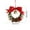 A, variant on Fwttom Christmas Wreath, Christmas Decorations Mini Wreaths with Christmas Bow Bells Pine Cones, Holiday Small Wreaths for Kitchen Cabinets, Windows, Xmas Tree