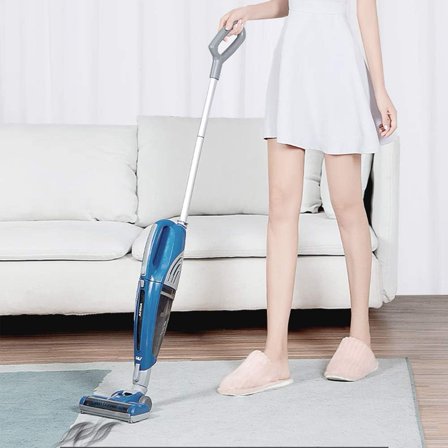 Cordless Stick Vacuum Cleaner 2 in 1 Stick and Handheld Vacuum with 9KPa Powerful Suction, Up to 30 Mins Working Time, Lightweight Wet Dry Vacuum for Carpet Car Pet Hair