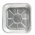 thumbnail image 3 of VeZee Disposable Aluminum 8" Square Cake Baking Pan - For Cooking, Heating, Storing, Meal Prep, Toaster Oven Roasting Pan: 100Ct, 3 of 6