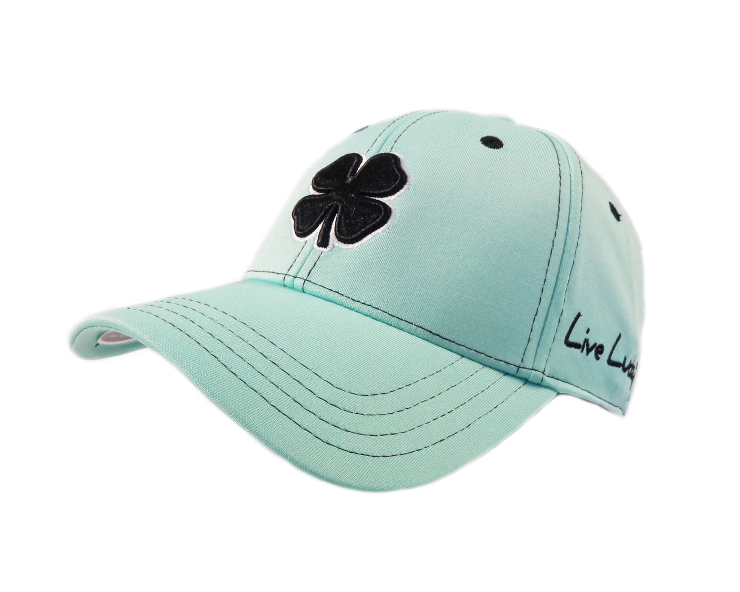 NEW Black Clover Live Lucky BC Style #11 Mint/Black Fitted S/M Hat/Cap ...