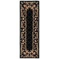 thumbnail image 4 of SAFAVIEH Chelsea Henderson Floral Wool Area Rug, Black, 1'8" x 2'6", 4 of 8