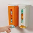 kitchen-wall-mounted-no-punched-rectangular-shopping-bag-storage-with
