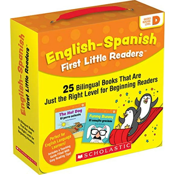 Premiers Lecteurs Anglais-Espagnol, Niveau de Lecture Guidé D (Pack Parent), 25 Livres Bilingues Qui Sont Juste le Bon Niveau pour les Lecteurs Débutants