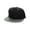 Black/Grey, variant on Plain Adjustable Snapback Hats Caps Flat Bill Visor - Red Blue