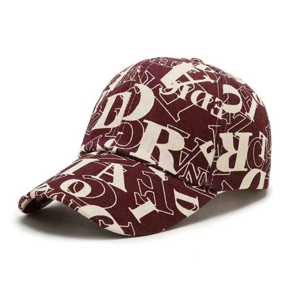 New Trendy Unisex Fashion Baseball Cap with Large Letters, Perfect for Summer, Featuring Embroidery And a Design That Makes Your Face Look Smaller.