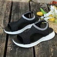 thumbnail image 4 of Yuanlong Womens Sandals Mesh Breathable Summer Casual Sandals Hollow Out Open Toe Sporty Walking Footwear, 4 of 7