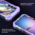 thumbnail image 4 of Casetego for Samsung Galaxy S23 FE 5G Case,Three Layer Heavy Duty Shockproof Protection Hard Plastic Bumper+Soft Silicone Rubber Protective Cover for Girls Women,Purple, 4 of 8