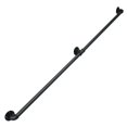 thumbnail image 1 of PENGXIANG Corridor Passage Staircase Handrail Handle Stair Banister Grab Rail Wall Support Railing Black, 1 of 5