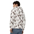 thumbnail image 4 of Honeii Chickens Print Hoodies for Men, Pullover & Full Zip, Breathable Zip up Hoodie, Sweatshirt-Large, 4 of 5