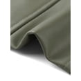 thumbnail image 5 of INSPIRE CHIC Women's Jacket Leather Blazer Long Sleeve Notched Lapel Collar Vintage Moto Biker Vegan Pleather Coat M Army Green, 5 of 6