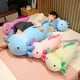 thumbnail image 2 of Giant Colorful Newt Plush Toy Stuffed Cute Axolotl Salamander Fuzzy Long Plush Fish Appeasing Long Pillow Cushion Kids Gift, 2 of 5