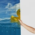 thumbnail image 3 of Autua Rubber Duck Bathroom Shower Curtain Set with Hooks, Premium Polyester Fabric Waterproof Bathroom Décor Set, Vibrant HD Print, Easy Installation, Machine Washable 36"x72, 3 of 7