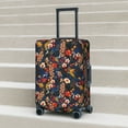 thumbnail image 6 of Disketp Vintage Floral Elastic Travel Luggage Cover Travel Suitcase Protective Cover For Trunk Case Apply To 18''-32'' Suitcase Cover-Medium, 6 of 7