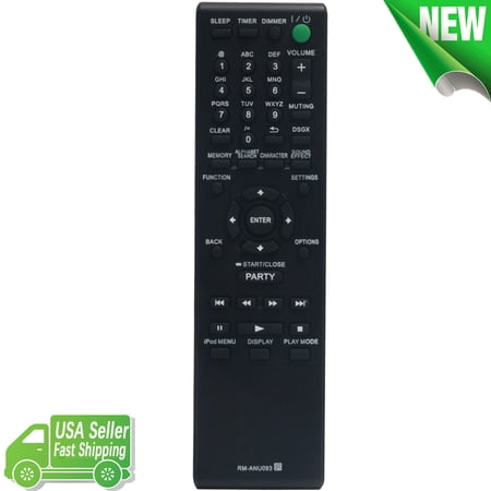 RM-ANU093 Replace Remote Control for Sony Network Audio System NAS-SV20DI SV20i